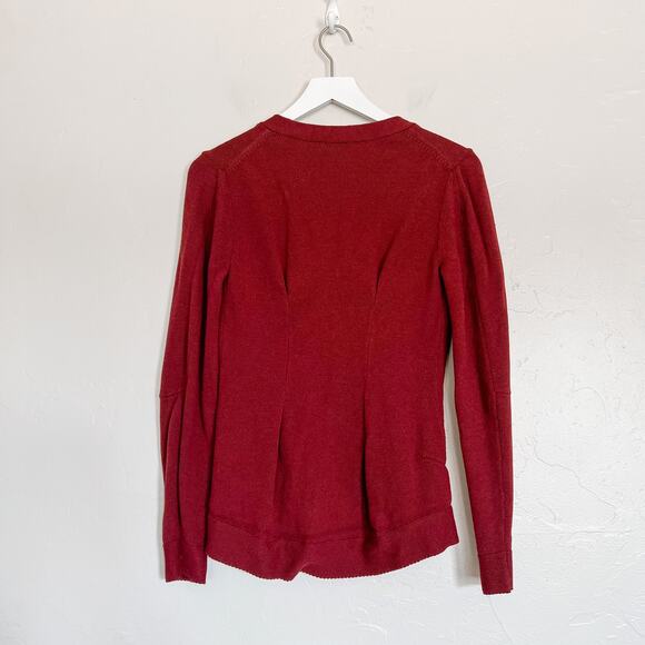 CAbi 3529 Burgundy Catch Cardigan Extra Small - Picture 4 of 5